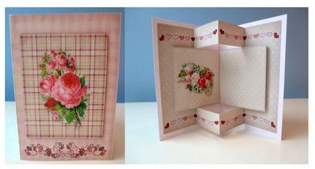 233 Interesting Folded Insert & Topper by Christine Simmonds