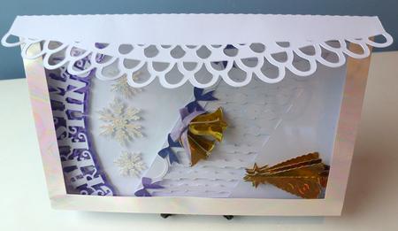 Envelope Box for All Scalloped Layered Cards - Robo/cameo by Christine Simmonds