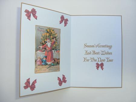 Joyous Vintage Christmas Insert by Christine Sutton