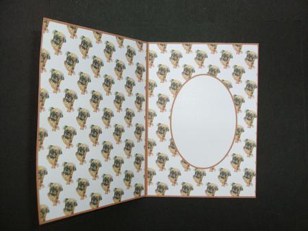 Cute Pug Dog Insert by Christine Sutton
