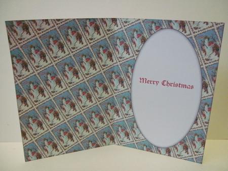 Vintage Boys with Snowman Insert 2 by Christine Sutton