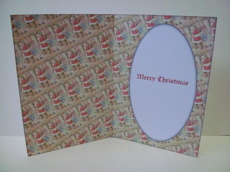 Vintage Santa with Kids Insert 2 by Christine Sutton