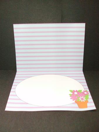 Pink Flowers Insert for A5 (blue) by Christine Sutton