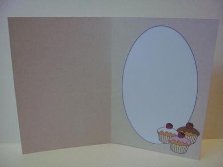 Cupcakes Insert (cream) by Christine Sutton