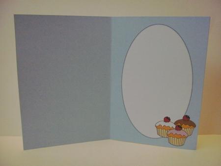 Cupcakes Insert (blue) by Christine Sutton