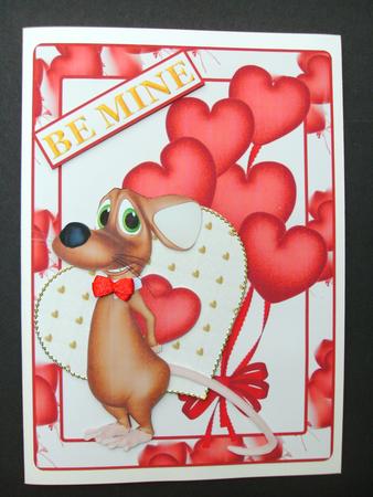 Valentine Mouse by Christine Sutton