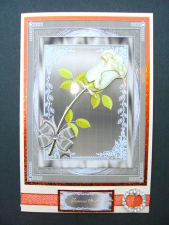 A Simple Rose in Taupe by Christine Sutton