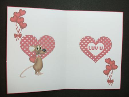 Luv U Valentines Day Insert by Christine Sutton