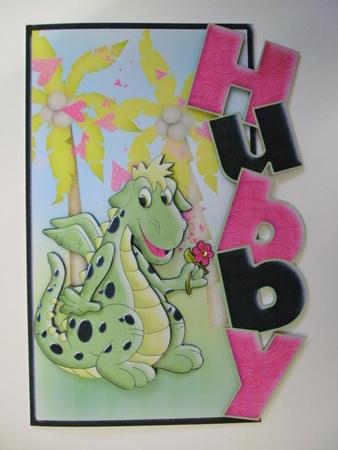 Over the Side Hubby Birthday or Valentine by Christine Sutton