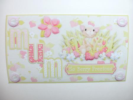 Strawberry Mouse Money Wallet for Mum by Christine Sutton