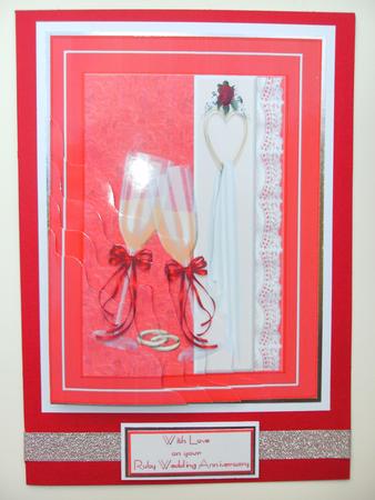 Ruby Wedding Topper by Christine Sutton