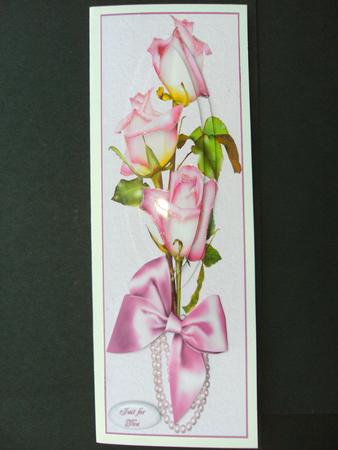 Pink Rose and Pearls by Christine Sutton
