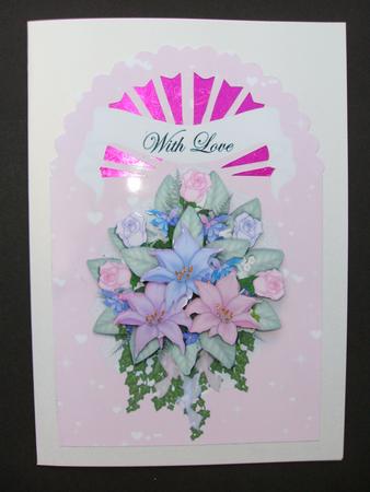 Flower Basket Card Front by Christine Sutton