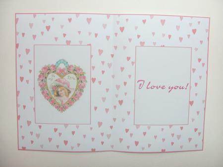 I Love You Card Insert by Christine Sutton