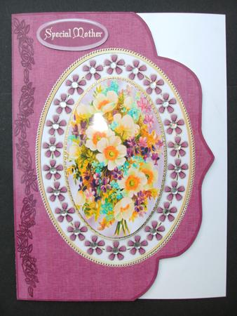 Vintage Floral Fancy Edge with Decoupage by Christine Sutton