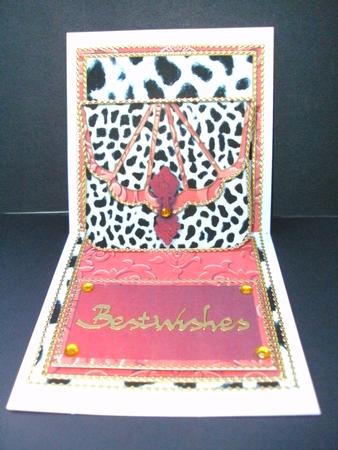Dalmation Bag for You Mini 3D Pop-up Card by Christine Sutton