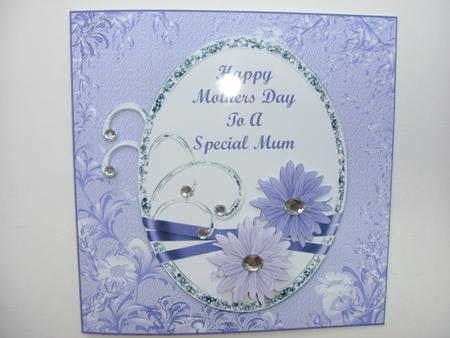 Purple & Lilac Daisies - Mothers Day by Christine Sutton