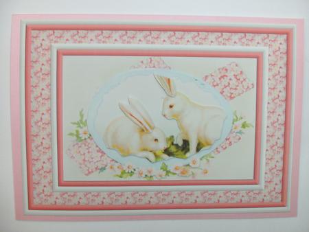 Easter Bunnies Quick Card by Christine Sutton