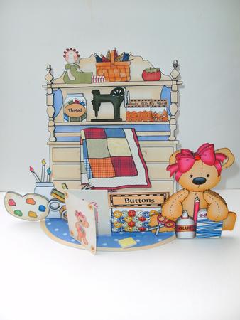 Giant Easel Tableau 3D Card Kit - Craft Crazy by Christine Sutton