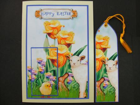Happy Easter Bookmark Keepsake Card by Christine Sutton