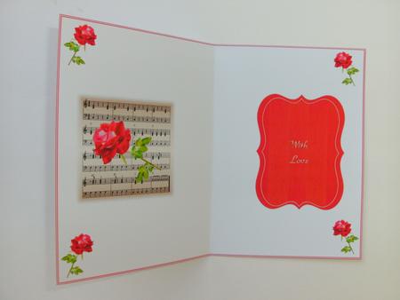 Roses and Music Insert by Christine Sutton