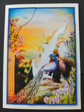 Peacocks of the Summer by Christine Sutton