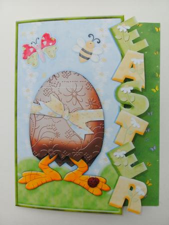 Let Me at the Chocolate 2 Over the Side Card by Christine Sutton