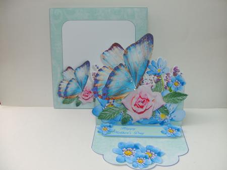 Easel Card Kit - the Wind Beneath My Wings by Christine Sutton