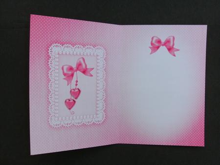 Greetings, Lace and Pearls Matching Insert A5 Portrait by Christine Sutton