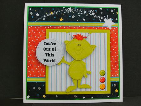 Out of This World Card Front & Decoupage Featured Gallery Photo