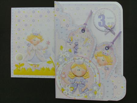 Little Princess Scallop Pocket Card Kit by Christine Sutton