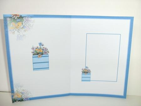 Flower Box Insert Blank by Christine Sutton