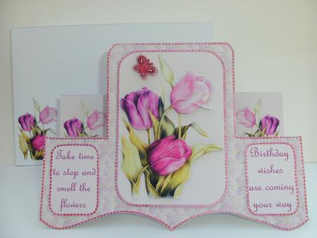 Tulips Stepper Kit by Christine Sutton