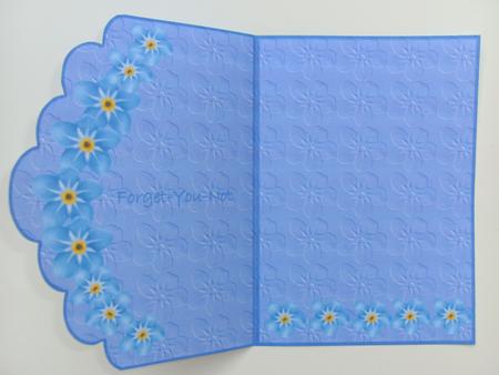 Forget-me-nots Insert by Christine Sutton