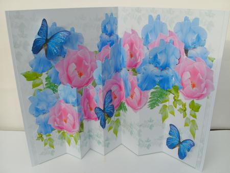 Iris and Roses Pop-up Kit by Christine Sutton