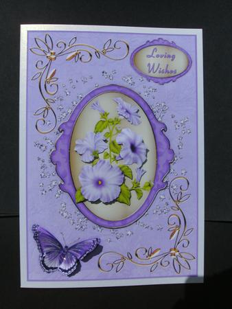 Blossom Bonanza Card Front with Step by Step by Christine Sutton
