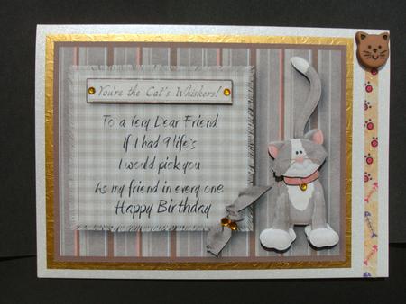 If I Had 9 Life's Verse for a Friends Birthday Card Front by Christine Sutton