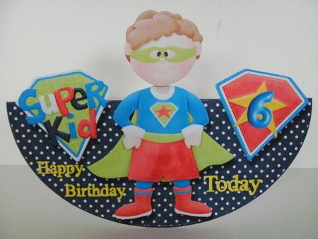 Happy Birthday Today No Hole Over the Edge Wobble Age Card by Christine Sutton