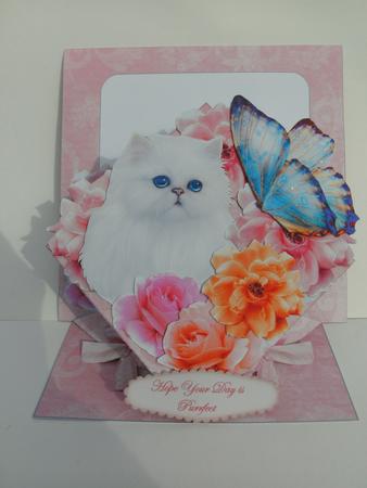 Giant Spring Wobble Card Kit - a Bed of Roses by Christine Sutton