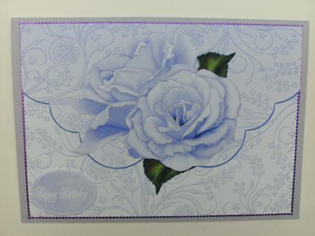 Lavender Envelope Card by Christine Sutton
