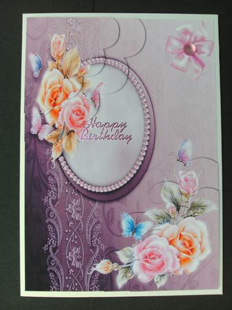 Pearly Roses and Butterflies with Duo Wavy Corner Stackers by Christine Sutton