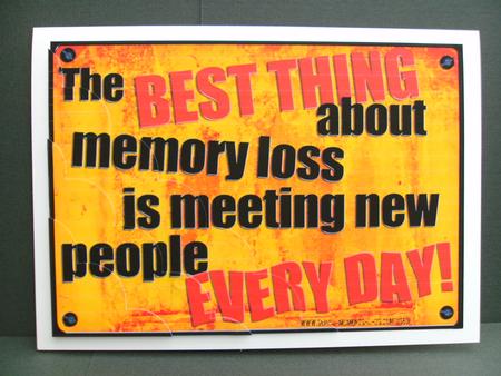 A5 Fun Novelty Senior Moment Saying Scallop Corner Side Stac by Christine Sutton
