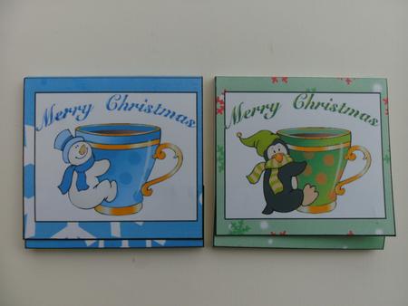 Post It Note Christmas Cuppa by Christine Sutton