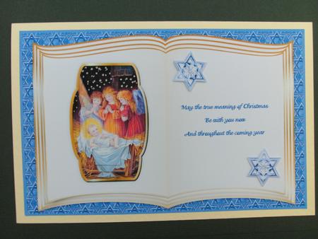 Jesus and the Angels Book Card Sheet by Christine Sutton