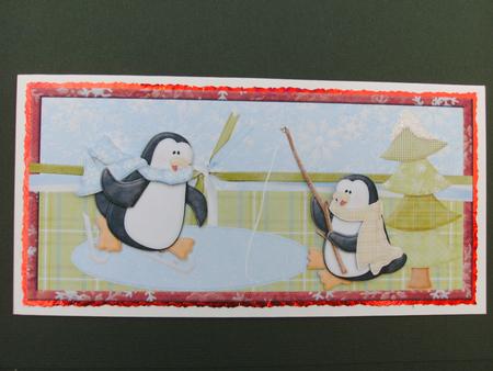 Penguins on Holiday by Christine Sutton