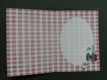 Christmas Candy Cane Insert by Christine Sutton