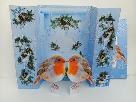 Double Fold Christmas Pinecones Kit by Christine Sutton