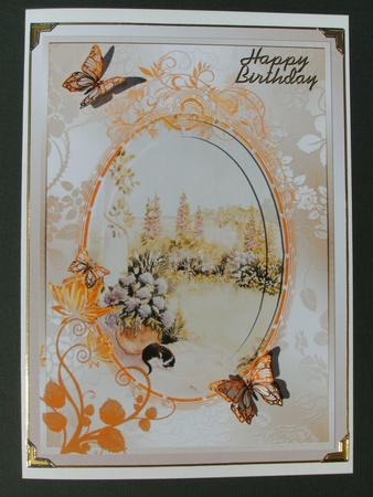 Vintage English Country Garden Decoupage by Christine Sutton