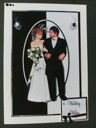 Black and White Wedding by Christine Sutton