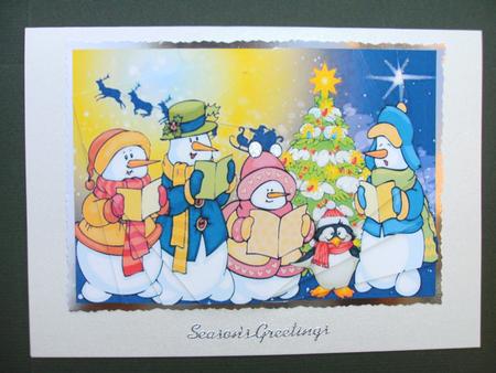Snowman Choir by Christine Sutton